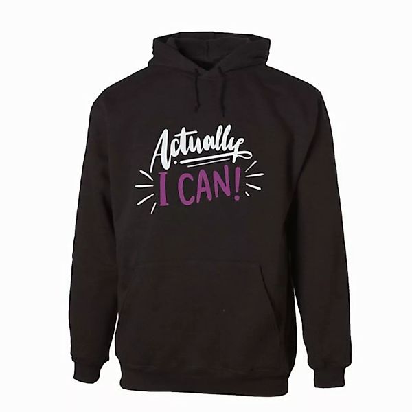 G-graphics Hoodie Actually I CAN! Unisex mit trendigem Frontprint mit Spruc günstig online kaufen