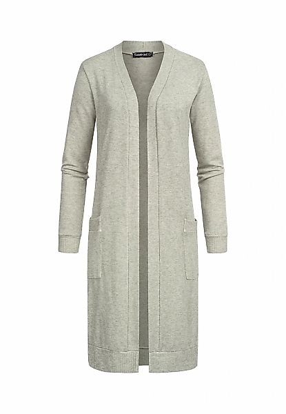 CLOUD 5IVE Strickjacke "CLOUD 5IVE Longform Viskose Cardigan mit 2 seitl. T günstig online kaufen