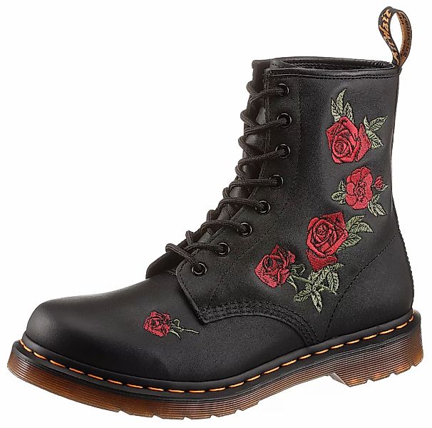 DR. MARTENS Schnürboots "Vonda",Blockabsatz,Schnürschuh,Stiefelette, Blüten günstig online kaufen