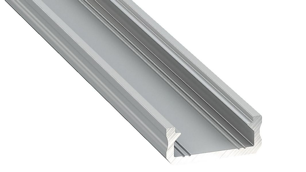 COFI 1453 Rahmenprofil LED Aluminium Profil Leiste mit Endkappe, Halterung günstig online kaufen