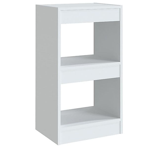 vidaXL Bücherregal Bücherregal/Raumteiler Weiß 40×30×72cm, 1-tlg. günstig online kaufen