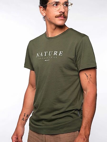 Herren T-shirt Nature Speaks Bio-baumwolle/modal günstig online kaufen