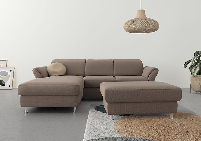 sit&more Ecksofa Apulia L-Form, wahlweise Bettfunktion, günstig online kaufen