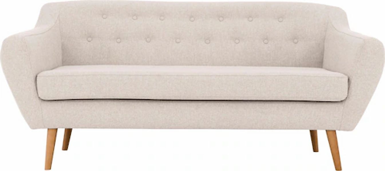 Home affaire 3-Sitzer »Renne« mit Heftung im Rücken im skandinavischem Stil günstig online kaufen