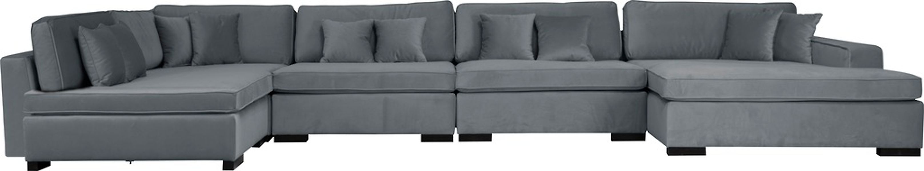 Home affaire Wohnlandschaft "Skara XXL U-Form", Lounge-Sofa XXL mit Federke günstig online kaufen