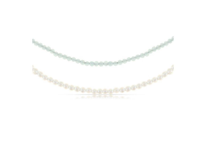 Made by Nami Perlenketten-Set Zweireihige Damen Halskette mit Süßwasserperl günstig online kaufen