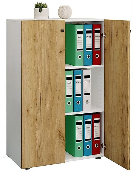VCM Aktenschrank Büroschrank Bücher Ordner Aktenschrank Lona 3fach günstig online kaufen