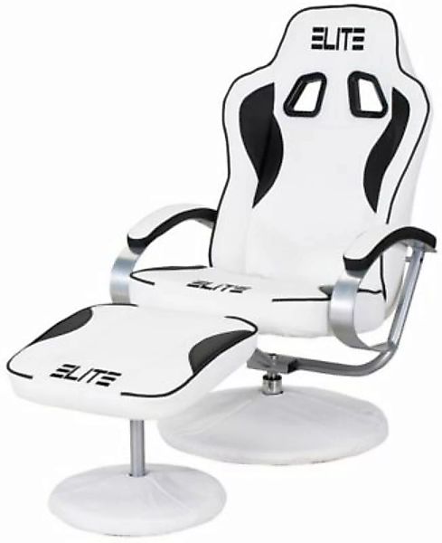 ELITE Gaming Stuhl MG300 - Ergonomischer Racing Gaming Stuhl inkl. Fußhocke günstig online kaufen