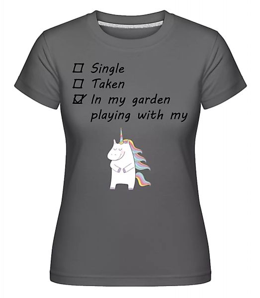 Playing With My Unicorn · Shirtinator Frauen T-Shirt günstig online kaufen