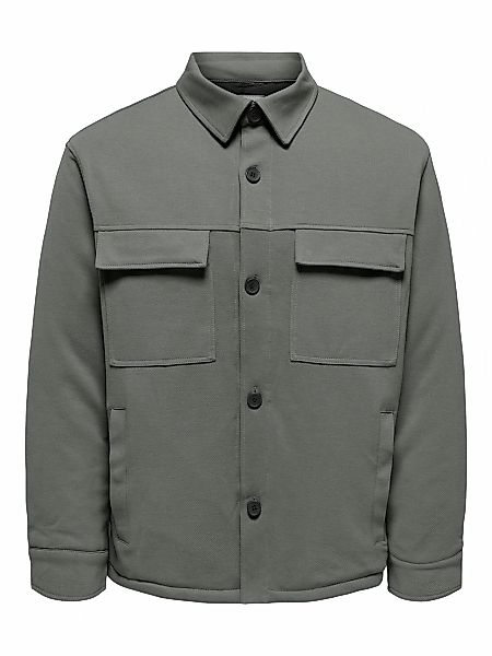 ONLY & SONS Langarmhemd "ONSNEWKODYL SHACKET SWEAT" günstig online kaufen