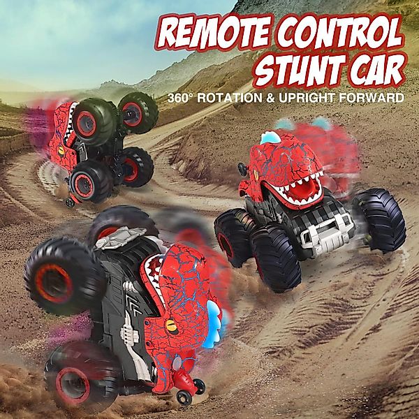 POPOLIC RC-Auto Ferngesteuertes Dinosaurier Monstertruck Spielzeug,2,4GHz günstig online kaufen