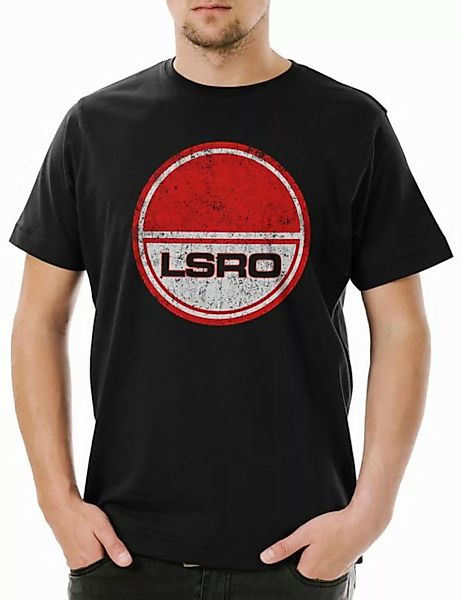 Urban Backwoods Print-Shirt Space 1999 Research LSRO Logo Herren T-Shirt Re günstig online kaufen