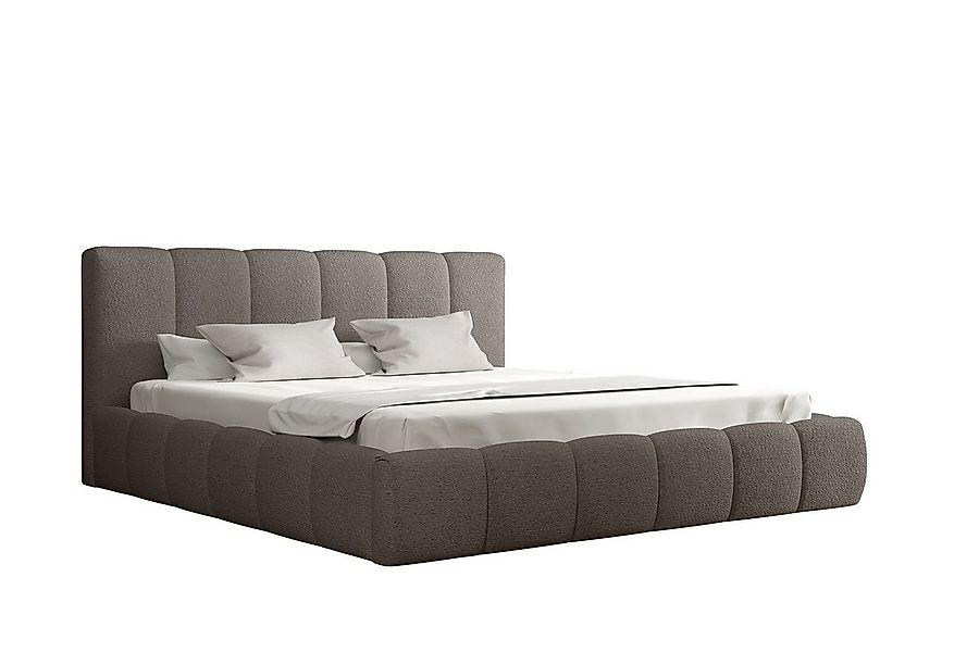 Fun Möbel Polsterbett Doppelbett GIULIA in Stoff (inkl. Holzlattenrost, in günstig online kaufen