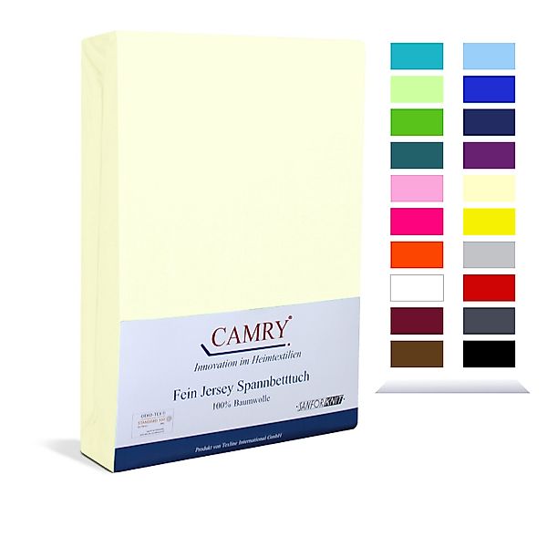 Camry Spannbettlaken CLASSIC, Jersey Baumwolle, Gummizug: günstig online kaufen