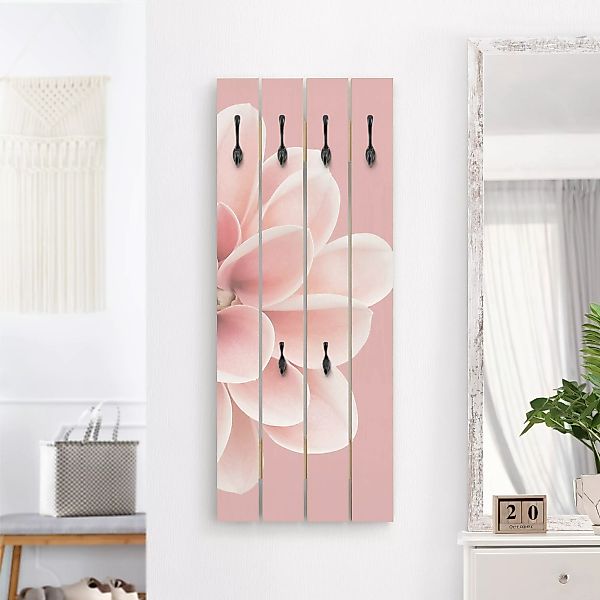 Wandgarderobe Dahlie auf Blush Rosa günstig online kaufen