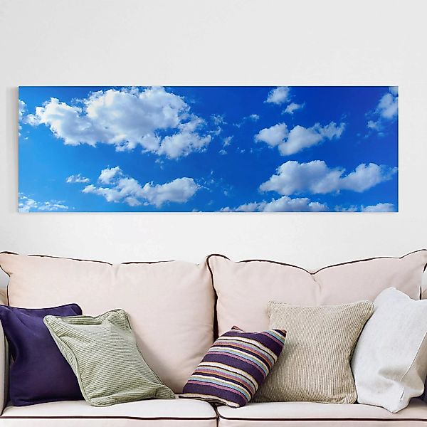 Leinwandbild - Panorama Wolkenhimmel günstig online kaufen