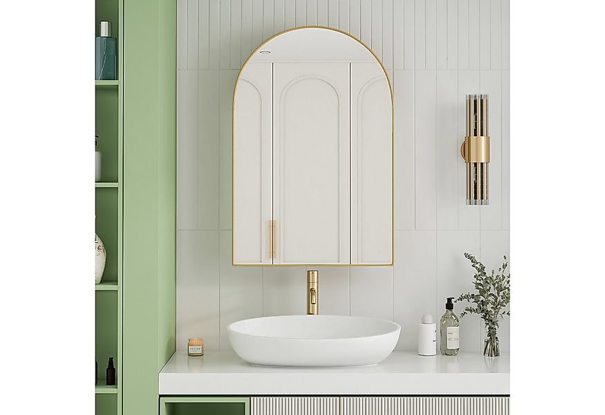 Celya Badezimmerspiegelschrank Hängeschrank mit Metallrahmen, Einbau-Medizi günstig online kaufen