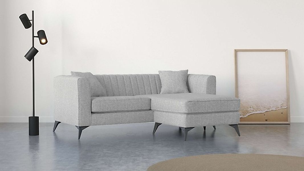 Home affaire Ecksofa »MATTHEW L-Form ideal für kleine Räume, Maße B/T/H: 20 günstig online kaufen