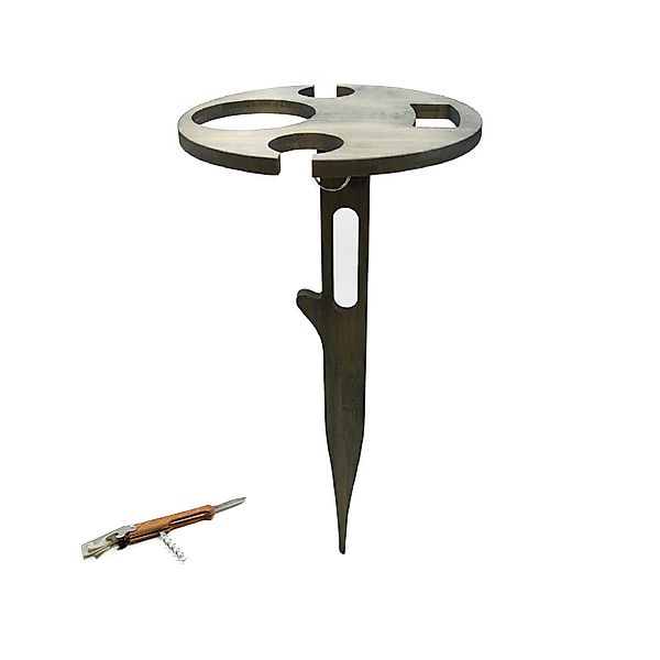 UNUS GARDEN Klapptisch Weinhalter klappbar,Weintisch aus günstig online kaufen