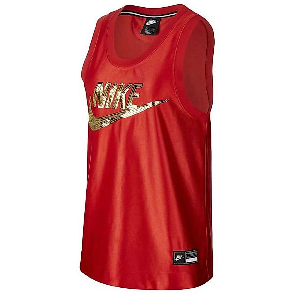Nike Sportswear Glamour Dunk Ärmelloses T-shirt S University Red / Metallic günstig online kaufen