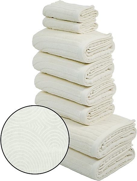 my home Handtuch Set »Handtuchset Ognon, Duschtücher, Handtücher, Gästetüch günstig online kaufen