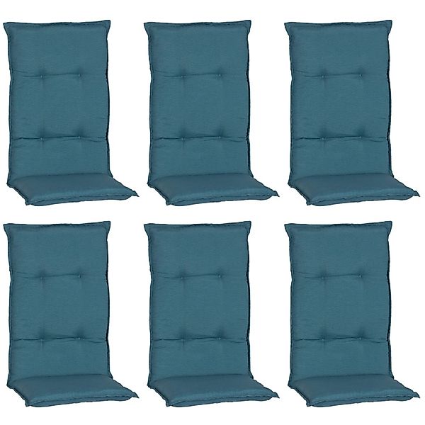 Beo Sitzauflage Hochlehner Thionville 6er-Set Marineblau günstig online kaufen