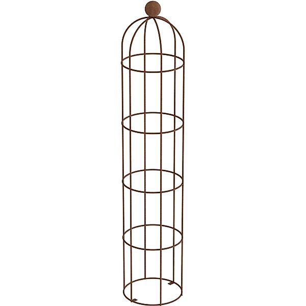 Eleo Rankobelisk Messina 170 cm x 37 cm Rankhilfe mit Rostpatina günstig online kaufen