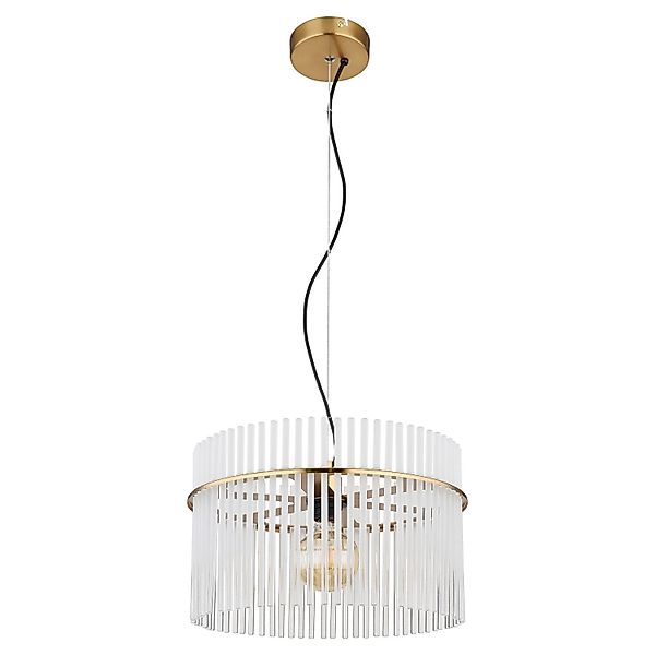 GLOBO LIGHTING Pendelleuchte GORLEY, 1-flammig, Goldgelb günstig online kaufen
