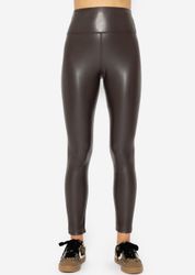 SASSYCLASSY Lederhose Highwaist Thermoleggings Damen in günstig online kaufen