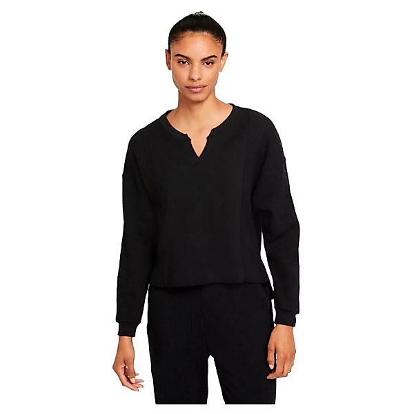 Nike Yoga Luxe Dri Fit Langarm-t-shirt S Black / Dk Smoke Grey günstig online kaufen
