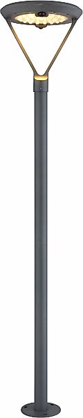 GLOBO LIGHTING LED Solarleuchte "SOLARLEUCHTE ALUMINIUM DRUCKGUSS GRAU, 1XL günstig online kaufen