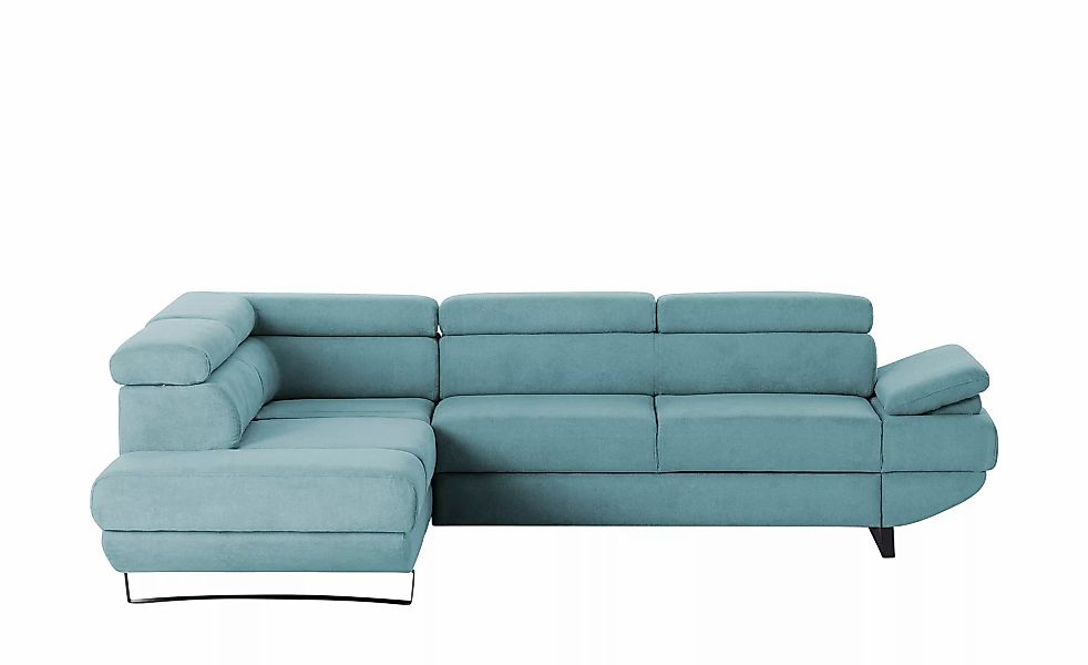 switch Ecksofa aus Mikrofaser Gio ¦ blau ¦ Maße (cm): B: 263 H: 88 T: 200.0 günstig online kaufen