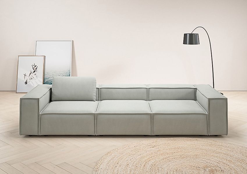 Home affaire 3,5-Sitzer "Watertown, modernes Big-Sofa XXL, 336 cm Breite, a günstig online kaufen