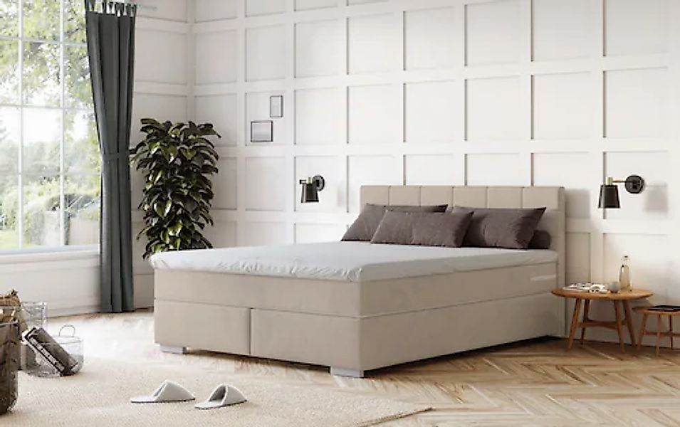 COTTA Boxspringbett "Simba" wahlweise mit oder ohne Matratze und Topper bes günstig online kaufen