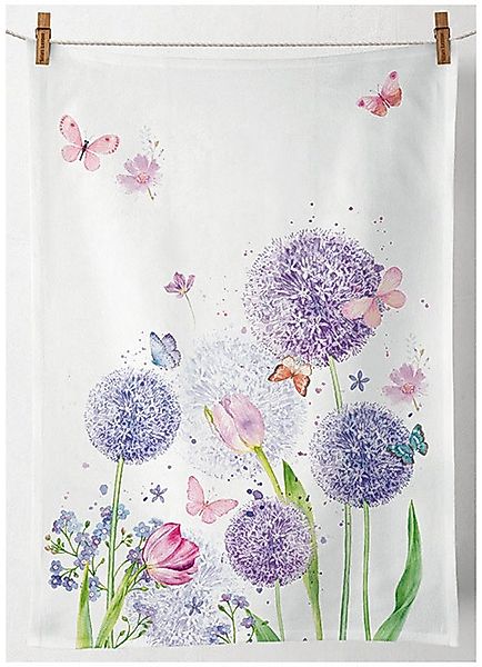 Ambiente® Geschirrtuch Flower beauty, (2-tlg., 2-teilig), günstig online kaufen