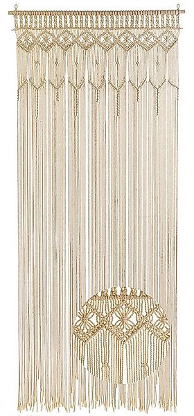 Kobolo Türvorhang Vorhang Instektenschutz LACE beige 132 Stränge 95x210cm ( günstig online kaufen