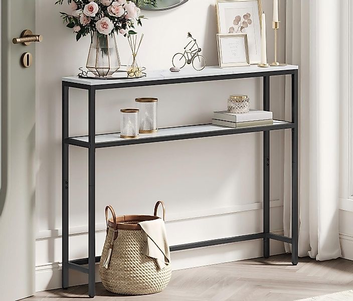 VASAGLE Konsolentisch, Konsolentisch, schmaler Sofatisch mit günstig online kaufen