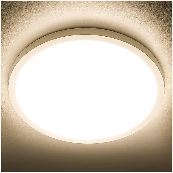 Qualra Tageslichtlampe LED Deckenleuchte Flach 3000K-6500K günstig online kaufen