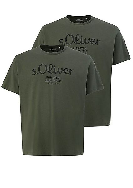 s.Oliver T-Shirt Big Size (2-tlg) Rundhals, günstig online kaufen