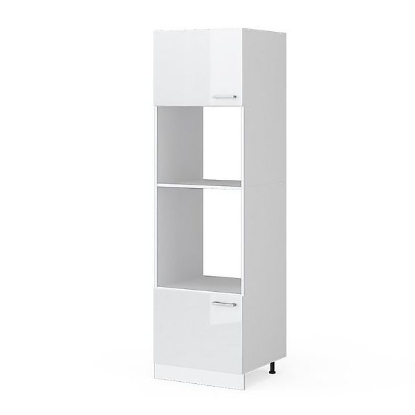 Vicco Mikrowellenschrank R-Line Weiß Hochglanz/Weiß 60 cm günstig online kaufen