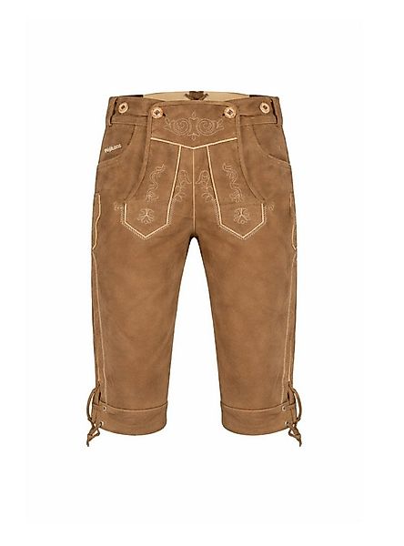 PAULGOS Trachtenhose Herren Lederhose Kniebund mit Trägern 100% Echtleder günstig online kaufen