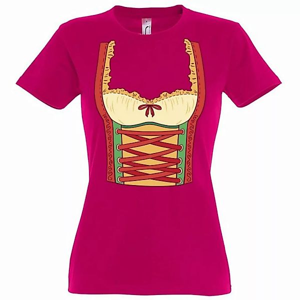 Youth Designz T-Shirt Dirndl Kostüm Oktoberfest Damen T-Shirt mit trendigem günstig online kaufen