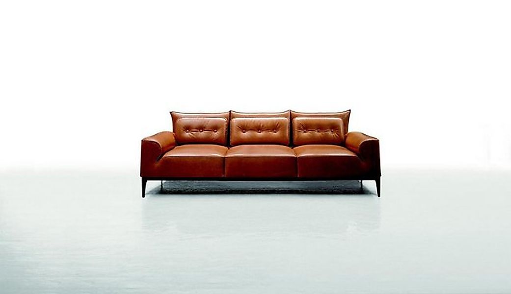 Xlmoebel Sofa Luxuriöses Ledersofa im Prianera-Stil für drei Personen., Her günstig online kaufen