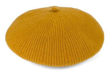 styleBREAKER Baskenmütze Feinstrick Baskenmütze mit Streifen günstig online kaufen