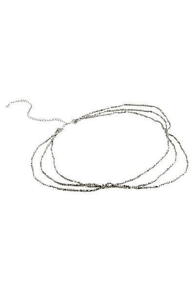 Next Gürtelriemen Skinny Fit Metallic-Gürtel mit Perlen (1-St) günstig online kaufen