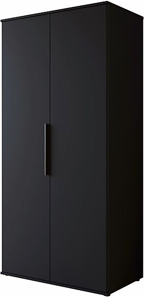 OTTO home Kleiderschrank "LAGOS Wäscheschrank, Garderobe, schwarze Griffe, günstig online kaufen