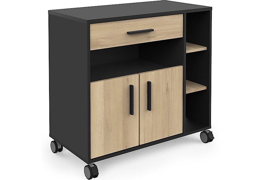 habeig Küchenwagen Küchentrolley Singleküche inkl. Schublade und 4 Rollen s günstig online kaufen