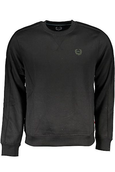 GIAN MARCO VENTURI Sweatshirt Herren Langarm-Sweatshirt Schwarz, Rundhals günstig online kaufen