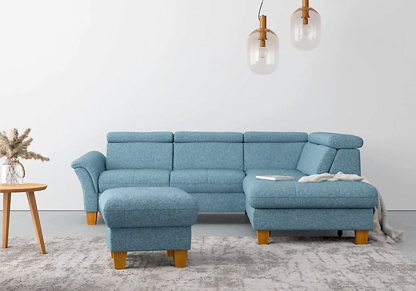 Home affaire Ecksofa "Lindgren L-Form", wahlweise mit TV-Funktion, Stauraum günstig online kaufen