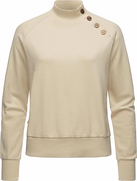 Ragwear Sweatshirt "Majjorka Solid", Damen Langarmshirt mit Rippbündchen un günstig online kaufen